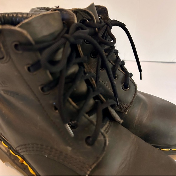 Dr. Martens Vintage The Original Air Cushion Soles Black Leather Boots 939 S 7 - Picture 6 of 9